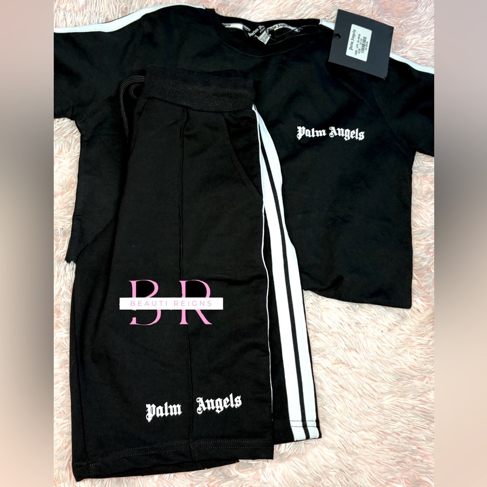 Palm Angels Monochrome Logo Set